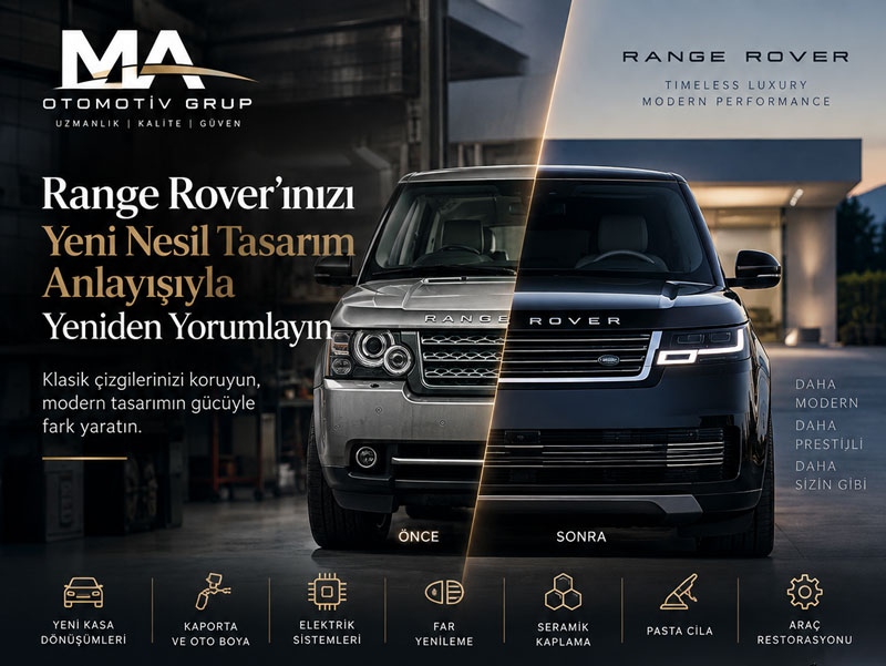Range Rover Yeni Kasa Dönüşümü - Range Rover Facelift