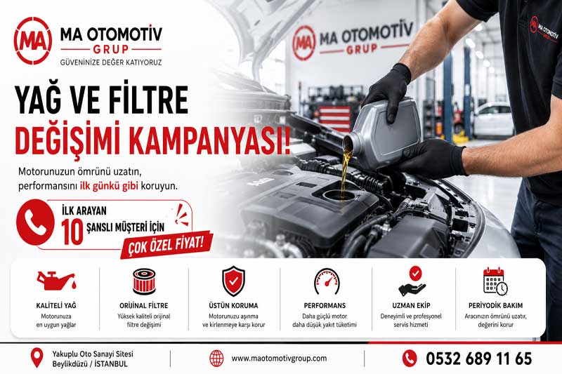 Yağ ve Filtre Değişim Kampanyası
